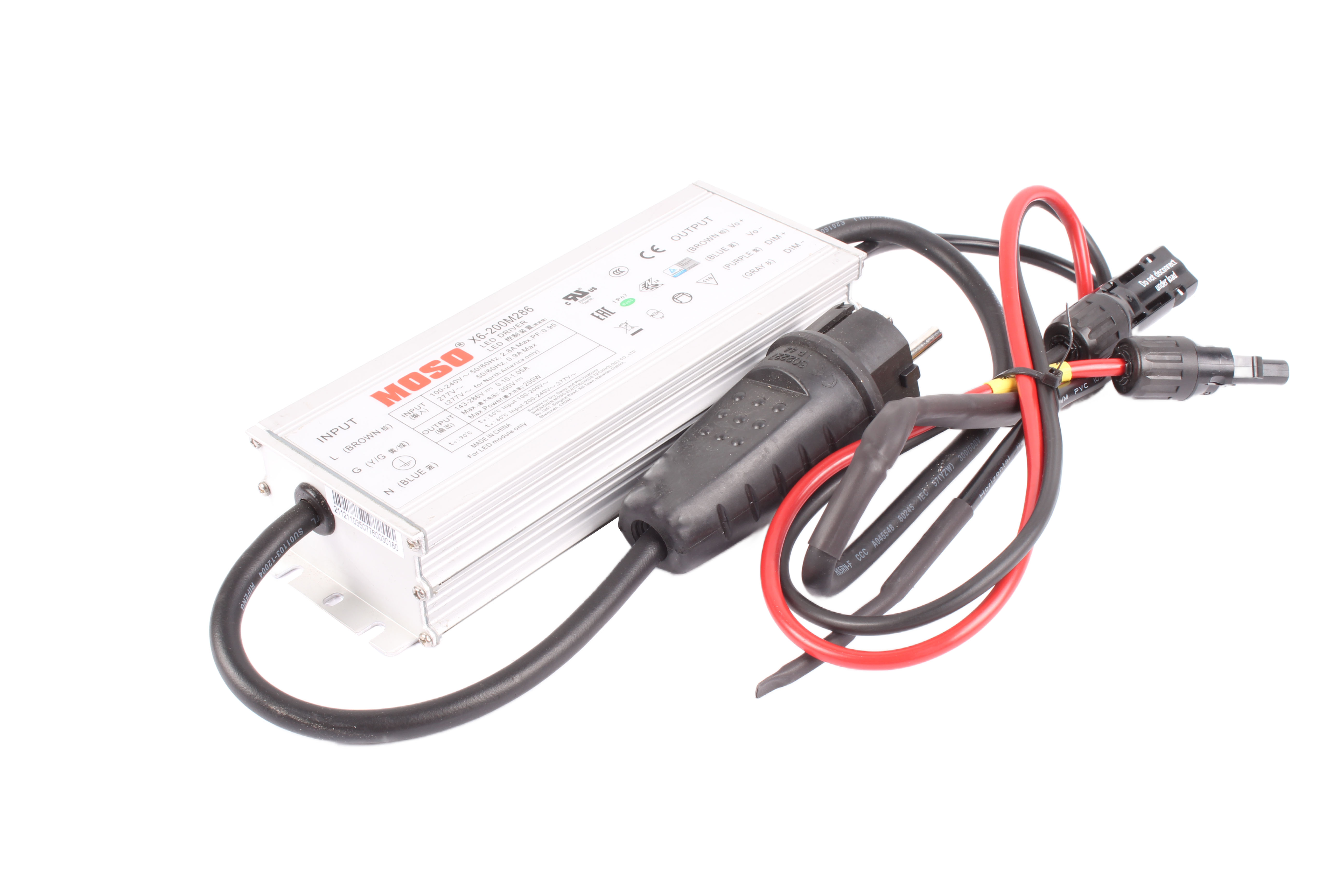 MOSO X6-200M286 NETZTEIL 240V 1.05A 1 -F 