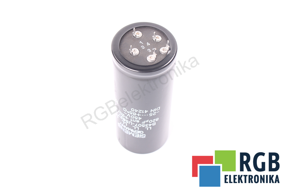 KONDENSATOR B43507-U5827-M2 820UF 450VDC SIEMENS