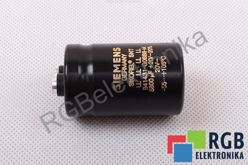 B41431-G0888-M 8800UF 20V SIKOREL SNT KONDENSATOR SIEMENS