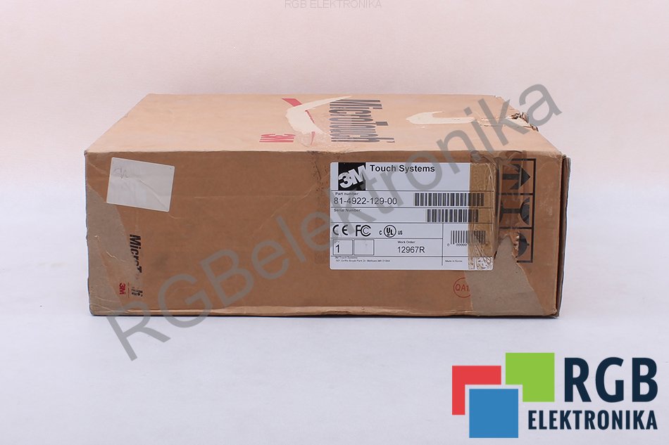 NOWY 81-4922-129-00 D.C. 12V 5A REV.3.0 CHASSIS TOUCH 3M TOUCH SYSTEMS