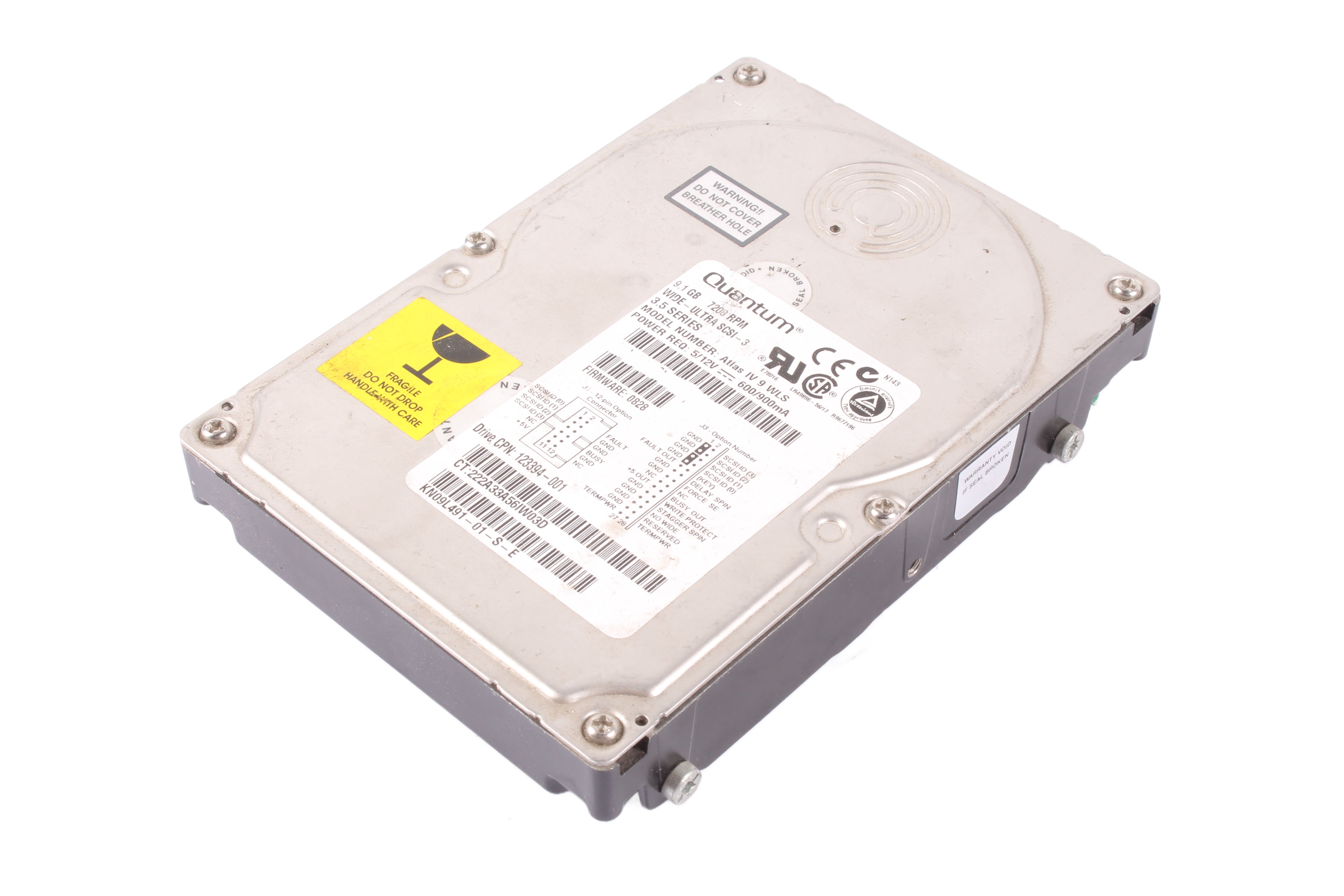 QUANTUM 123394-001 KN09L491-01-S-E 9.1GB HDD 