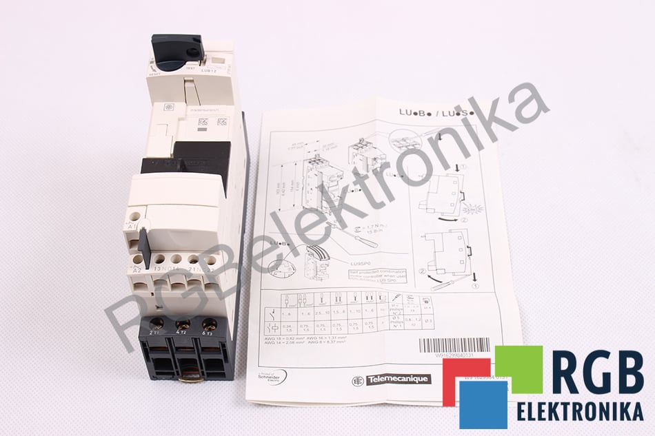 NOWY LUB12 12A 690V STARTER CONTROLLER TELEMECANIQUE SCHNEIDER ELECTRIC