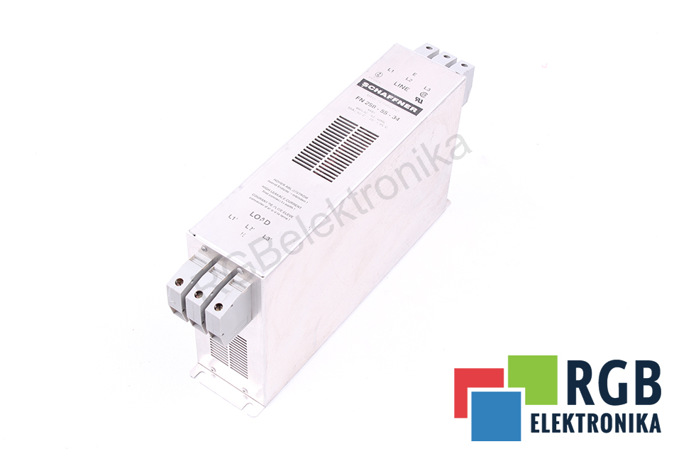 LINE FILTER FN258-55-34 480VAC 50-60HZ SCHAFFNER