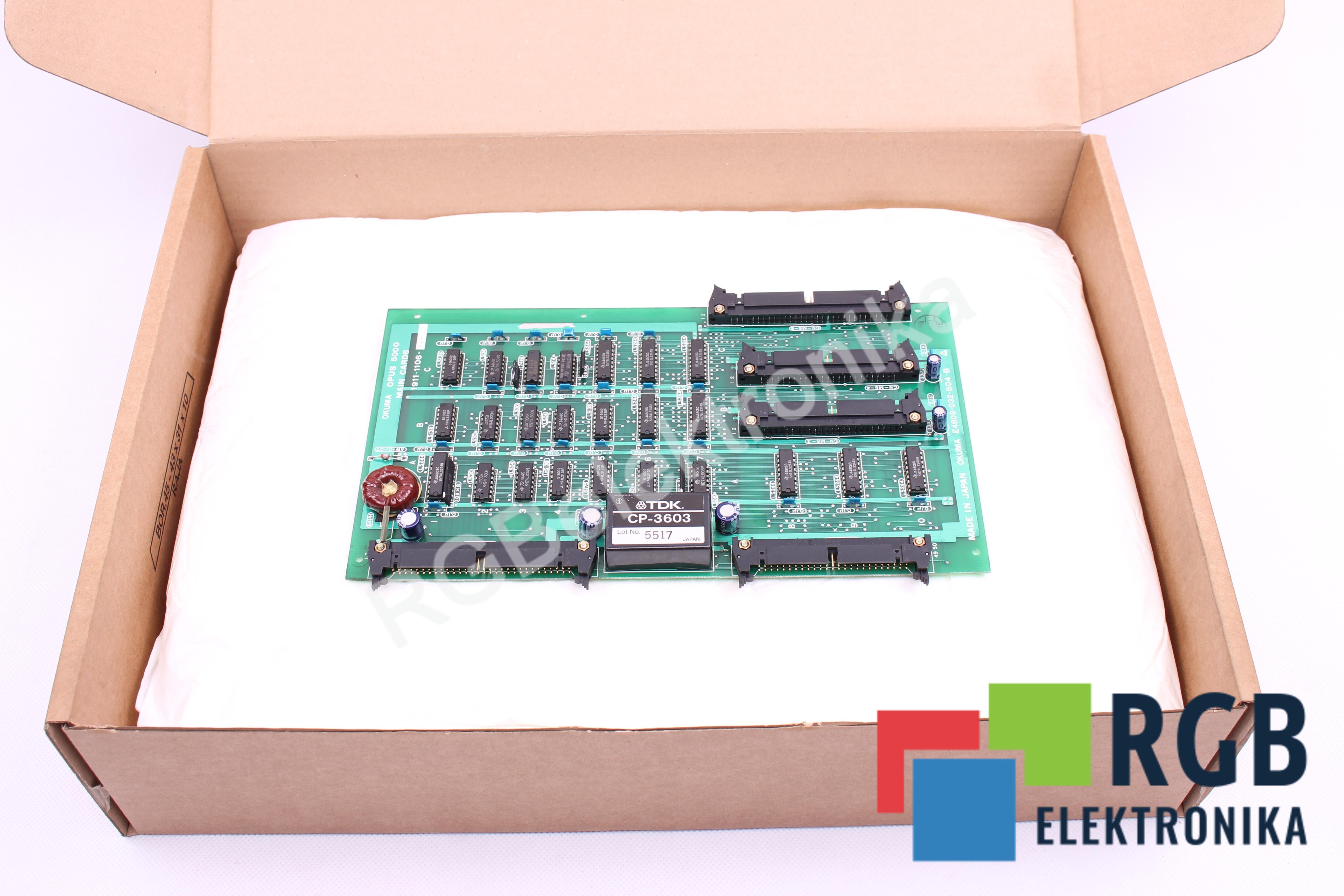E4809-032-504-B OPUS 5000 MAIN CARD6 OKUMA