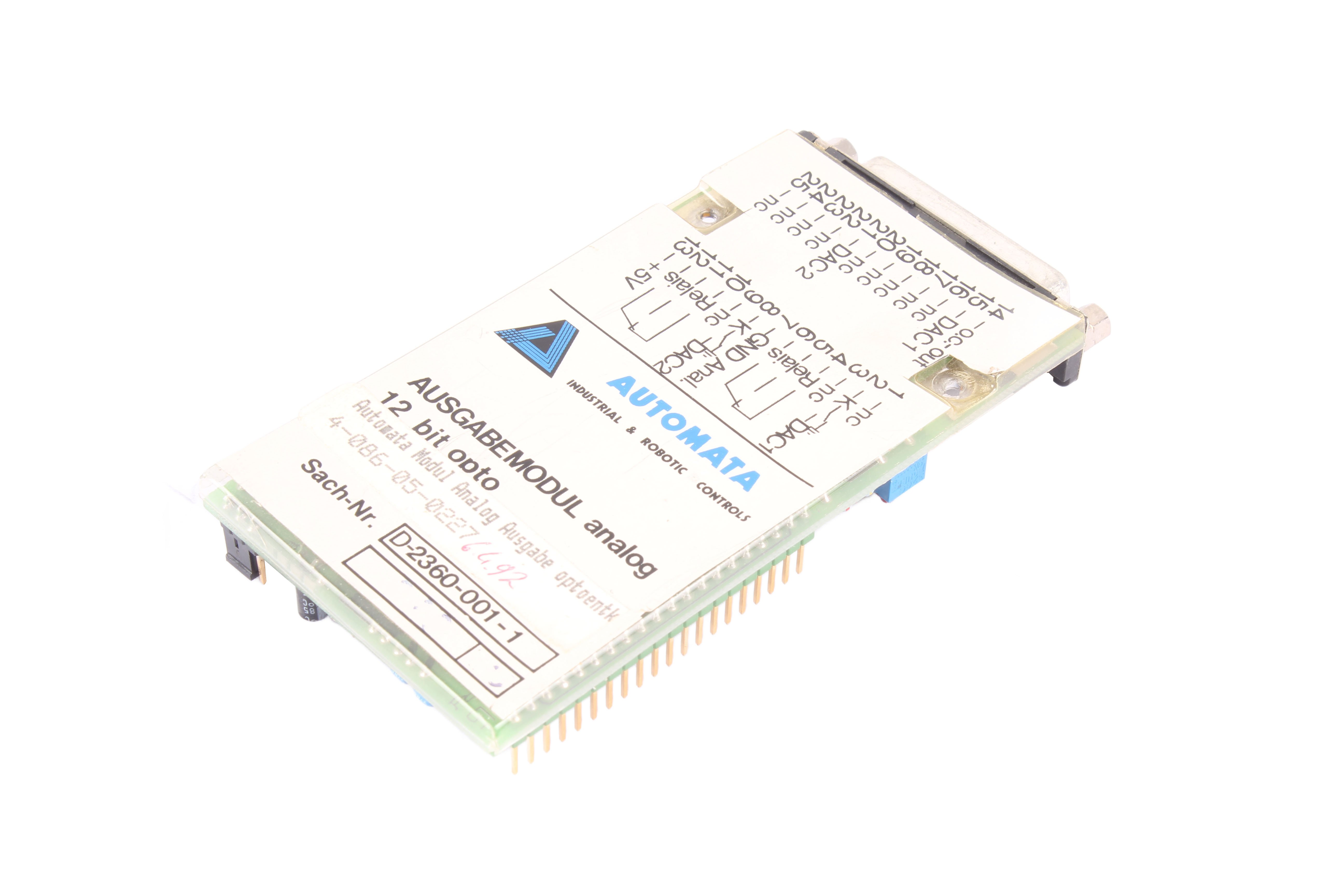 AUTOMATA D-2360-001-1 PLC-BAUGRUPPEN 