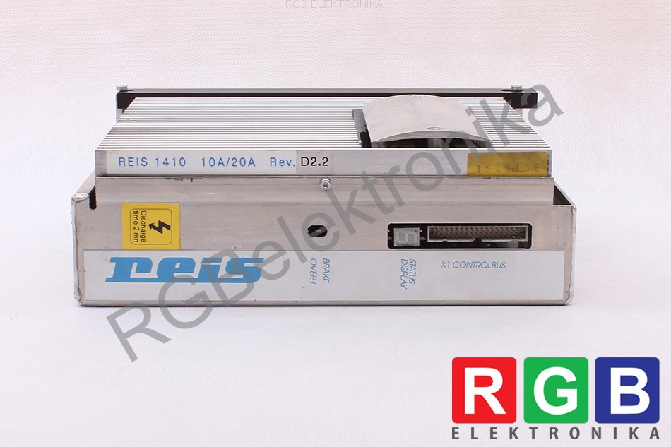 REIS 1410 10A/20A REV.D2. 8401.100.1400H SERVO DRIVE REIS