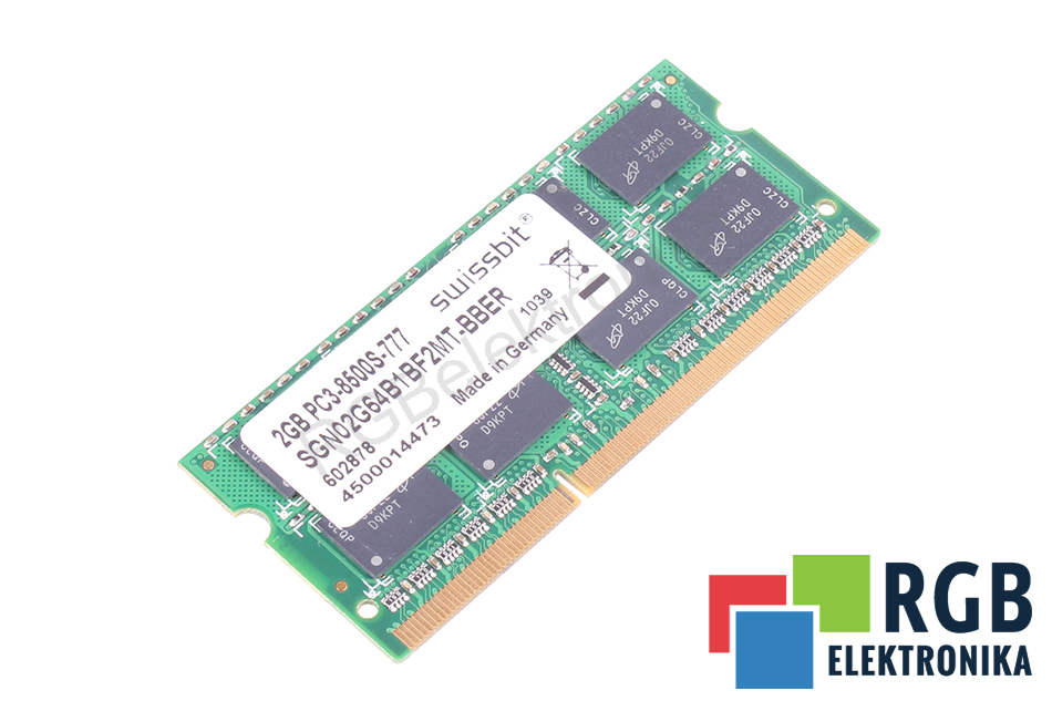 PC3-8500S-777 5MDDR.2048-02 2GB DDR3 SWISSBIT