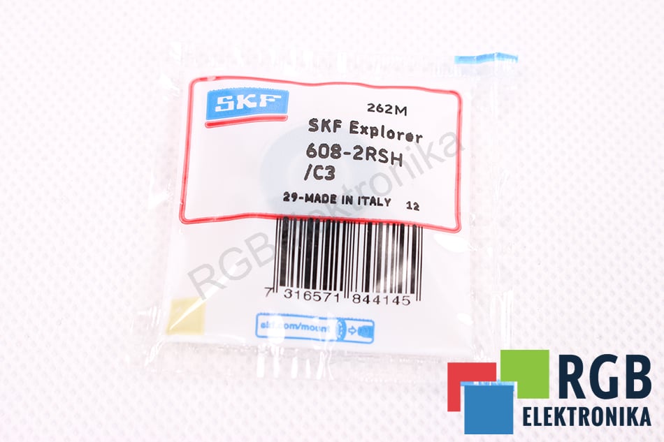 SKF 608-2RSH/C3 CUSCINETTO A SFERE PER SCANALATURE PROFONDE 8 MM 22 MM 7 MM 1.37 KN 3.45 KN 