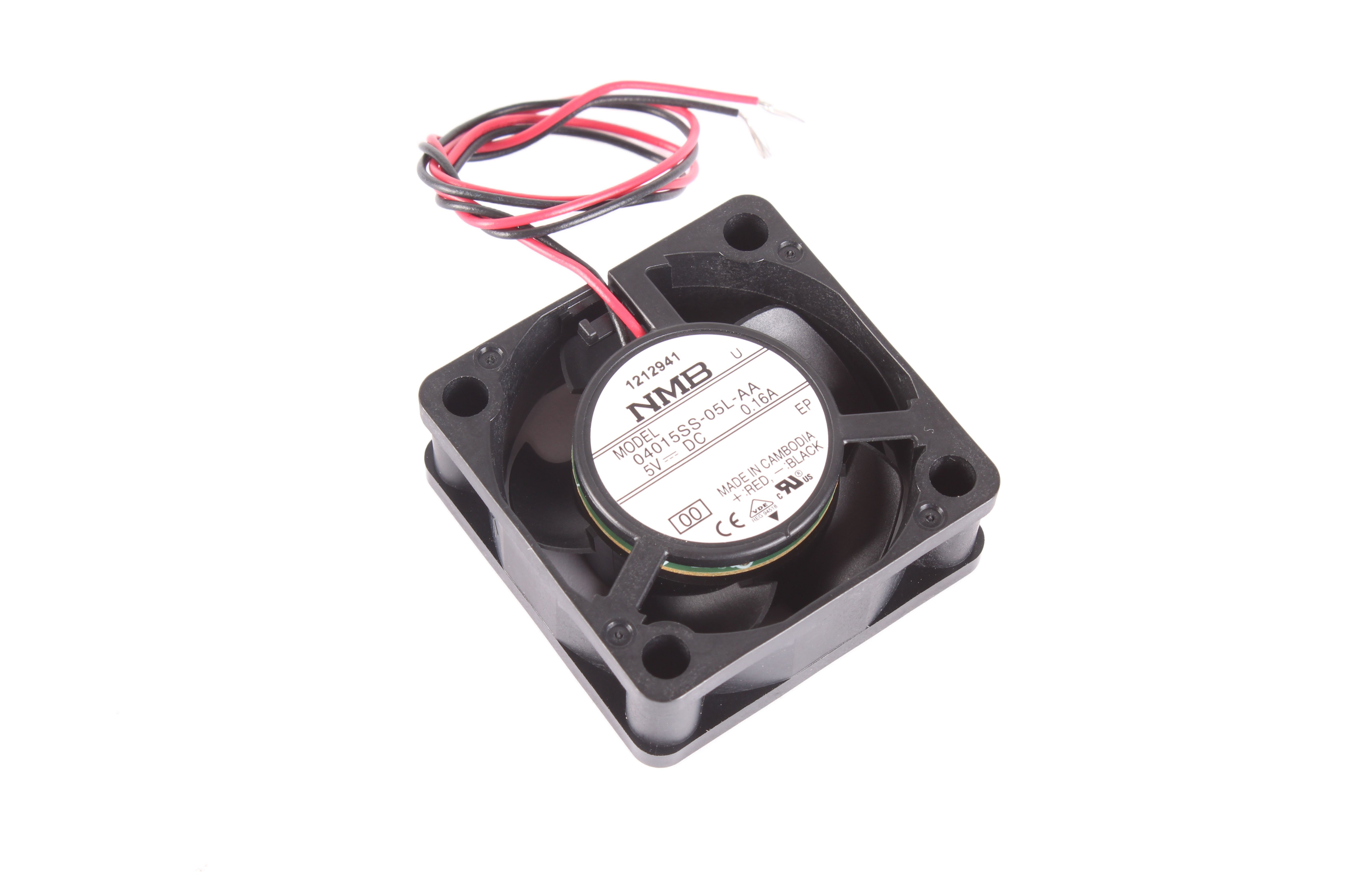 NMB TECHNOLOGIES 04015SS-05L-AA 40X40X15MM 5VDC VENTILADOR AXIAL 5V 0.16A 40 MM 15 MM 40 MM 