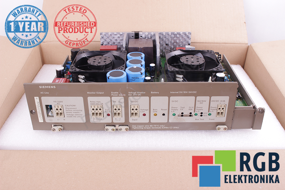 SIEMENS 6ES5955-3LF12 ALIMENTATORE 