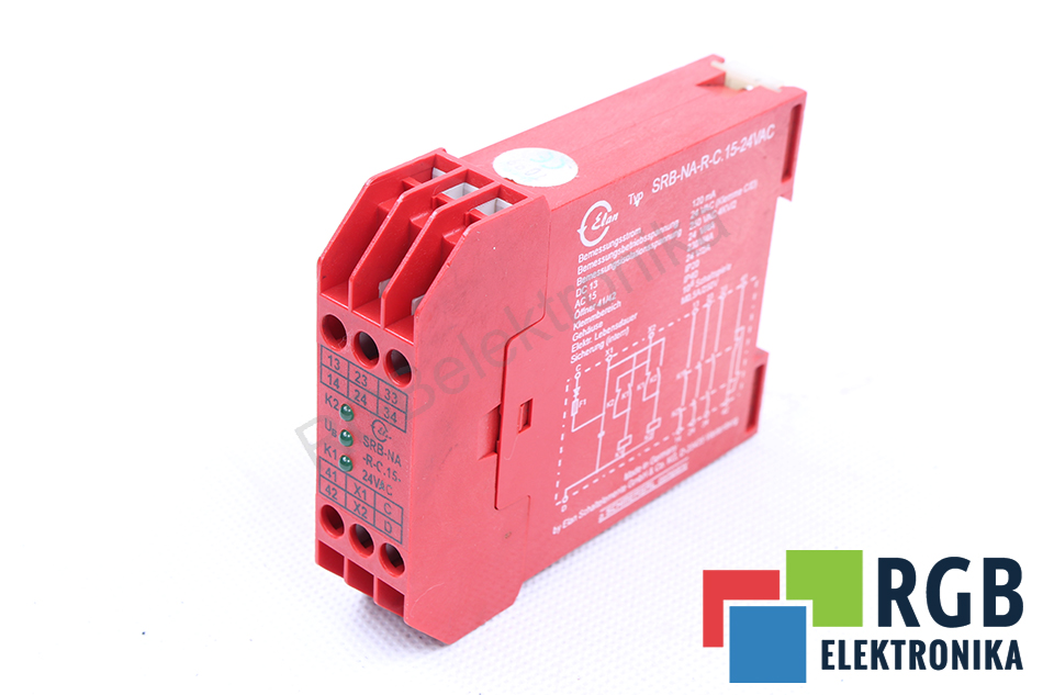 SAFETY RELAY SRB-NA-R-C.15-24VAC ELAN