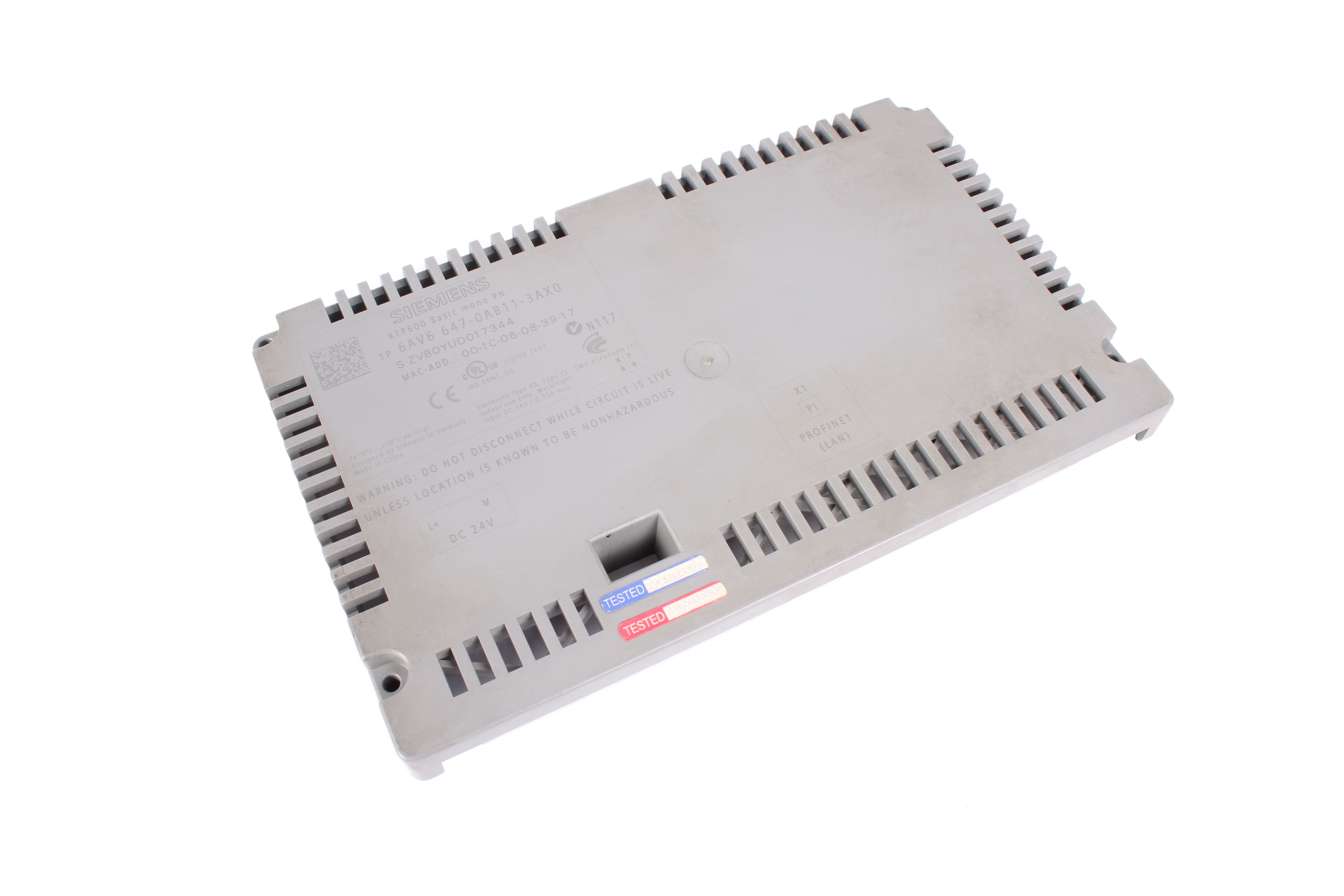 SIEMENS 6AV6647-0AB11-3AX0 BACK COVER ALLOGGIAMENTO DEL PANNELLO OPERATORE OBUDOWA 