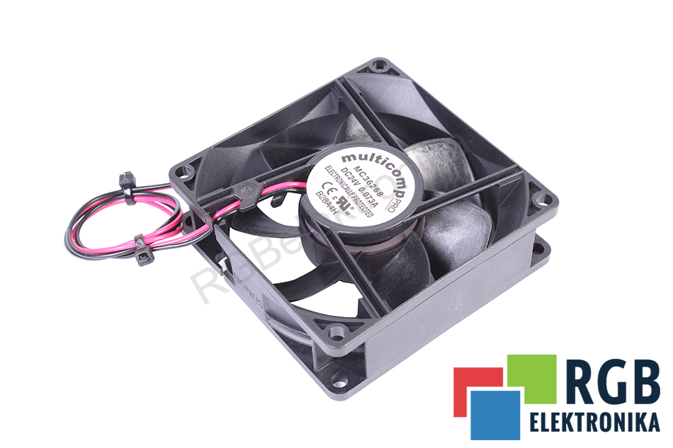 MULTICOMP MC36268 80X80X25MM 24VDC 