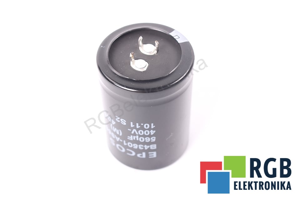 KONDENSATOR B43501-A9567-M2 560UF 400VDC 40/085/56 EPCOS