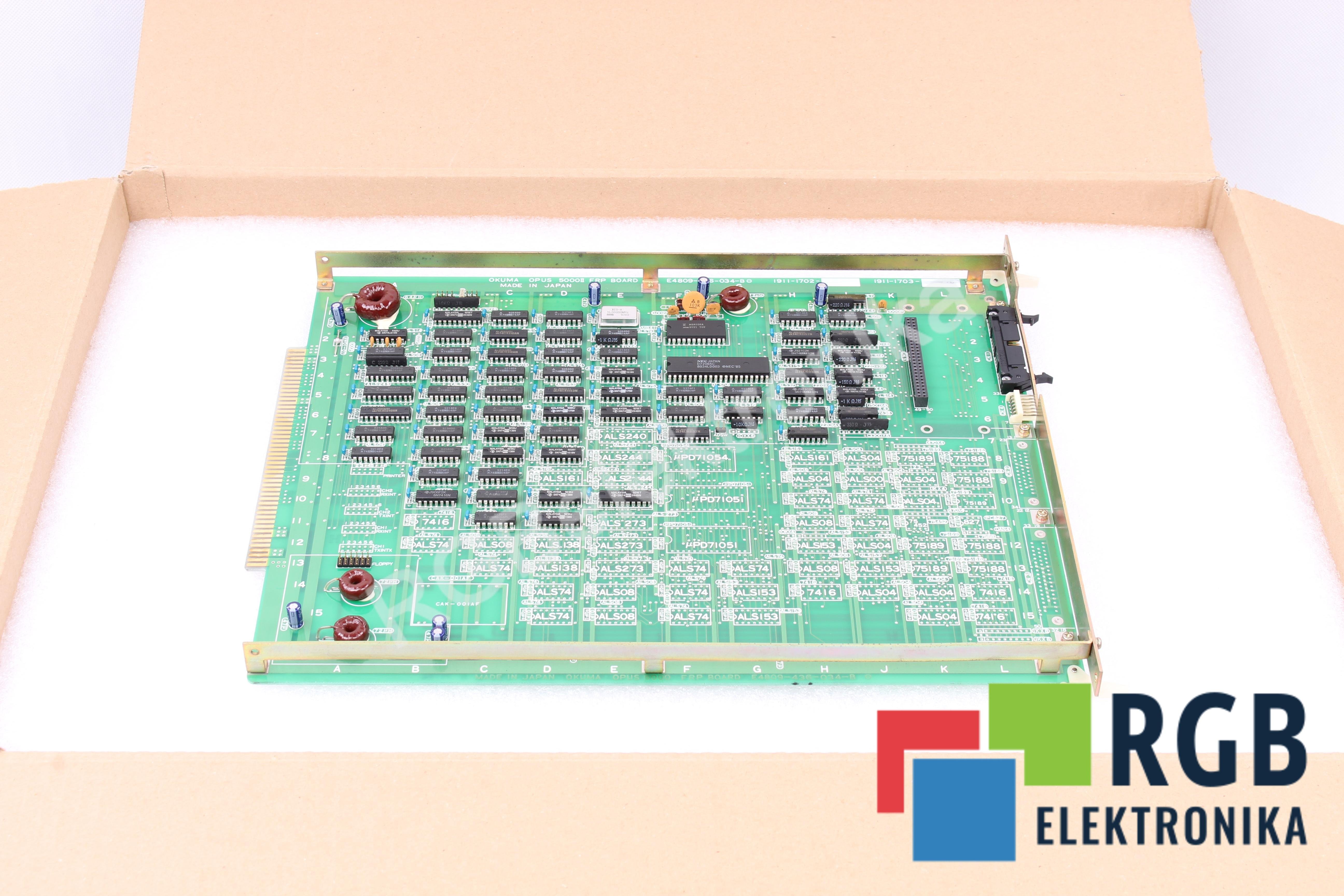 FRP BOARD E4809-436-034-B OPUS 5000 OKUMA