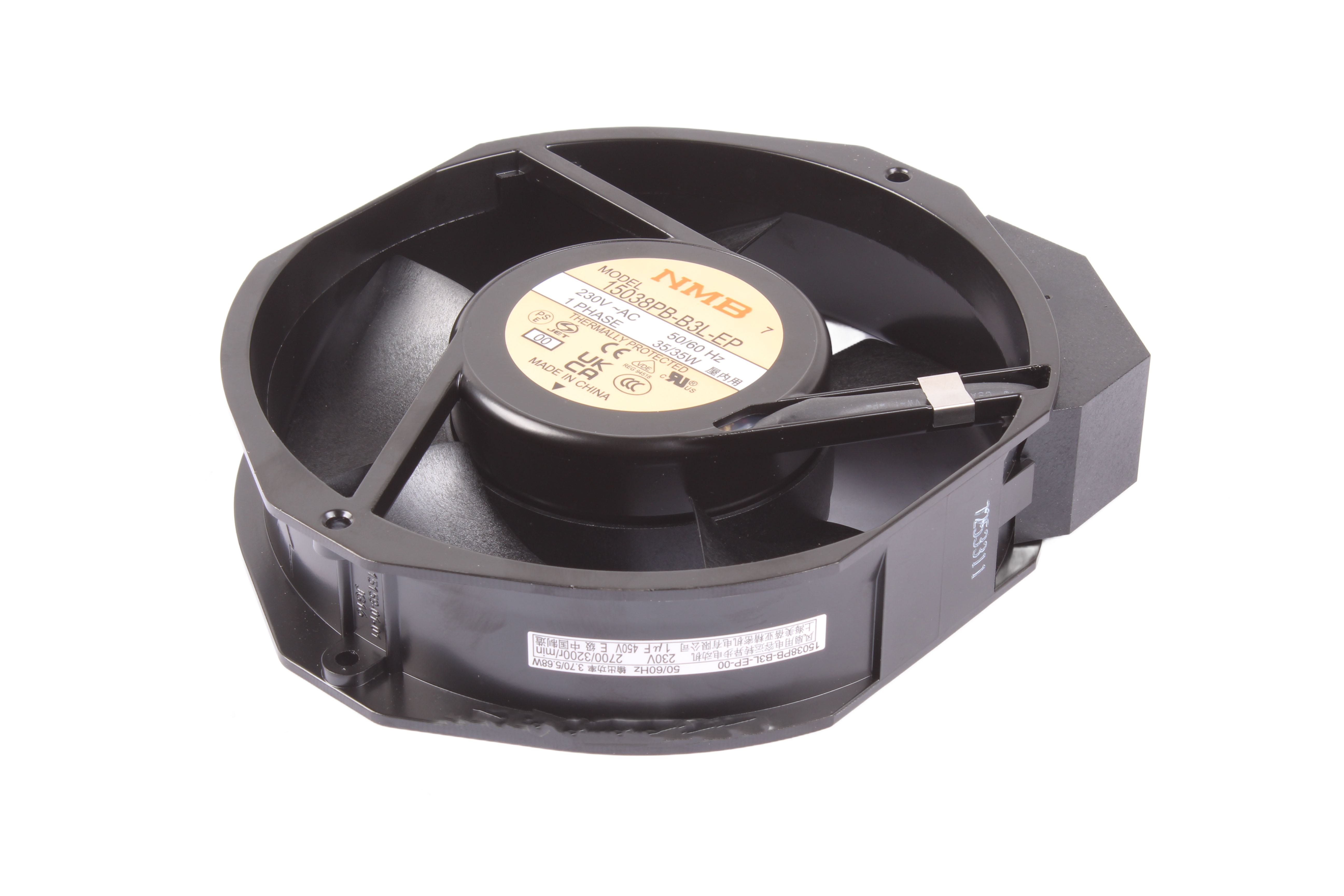 NMB TECHNOLOGIES 15038PB-B3L-EP WENTYLATOR OSIOWY 230V 
