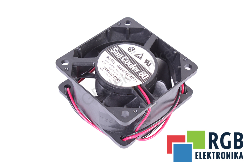 SANYO DENKI 9A0624S4021 60X60X25MM 24VDC WENTYLATOR OSIOWY 24V 60 MM 25 MM 60 MM 