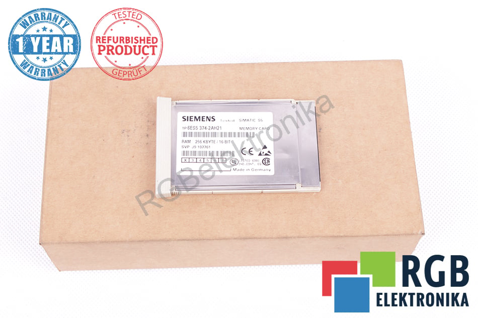 MEMORY CARD 6ES5374-2AH21 256KBYTE/16BIT SIMATIC S5 SIEMENS