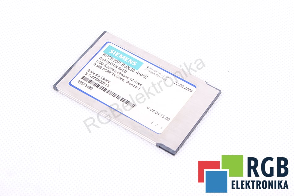 SIEMENS 6FC5250-6BX30-4AH0 8MB 