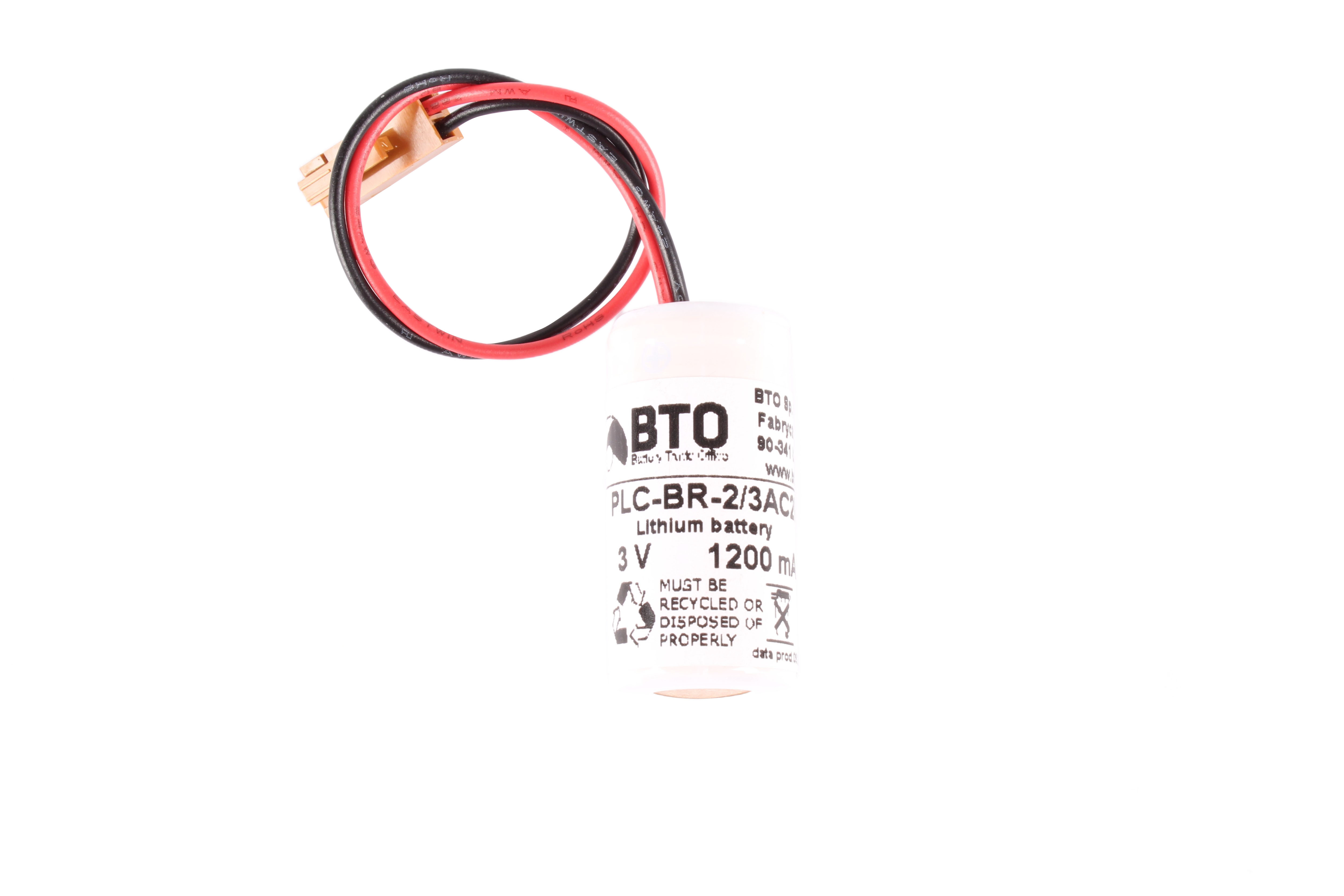 LA BATTERIE PUR BR-2/3AC2P PLC-BR-2/3AC2P 3V 1200 MAH REMPLACEMENT