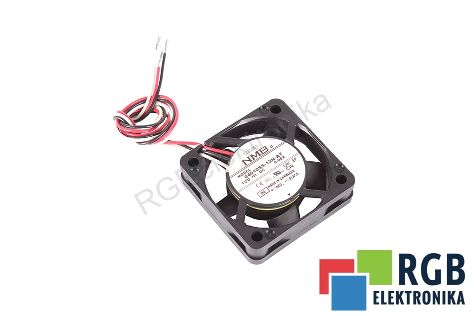 NMB TECHNOLOGIES 04010SS-12N-AT 12VDC 40X40X10MM AXIALGEBLÄSE 12V 40 MM 10 MM 40 MM 