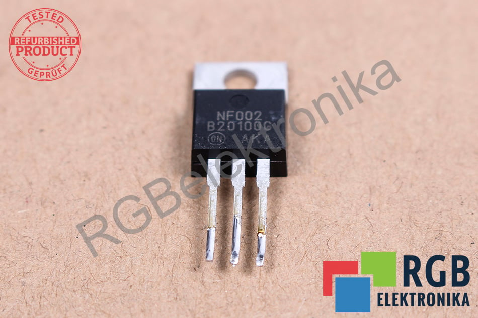 B20100G AKA 100V 20A SCHOTTKY BARRIER RECTIFIER ON SEMICONDUCTOR
