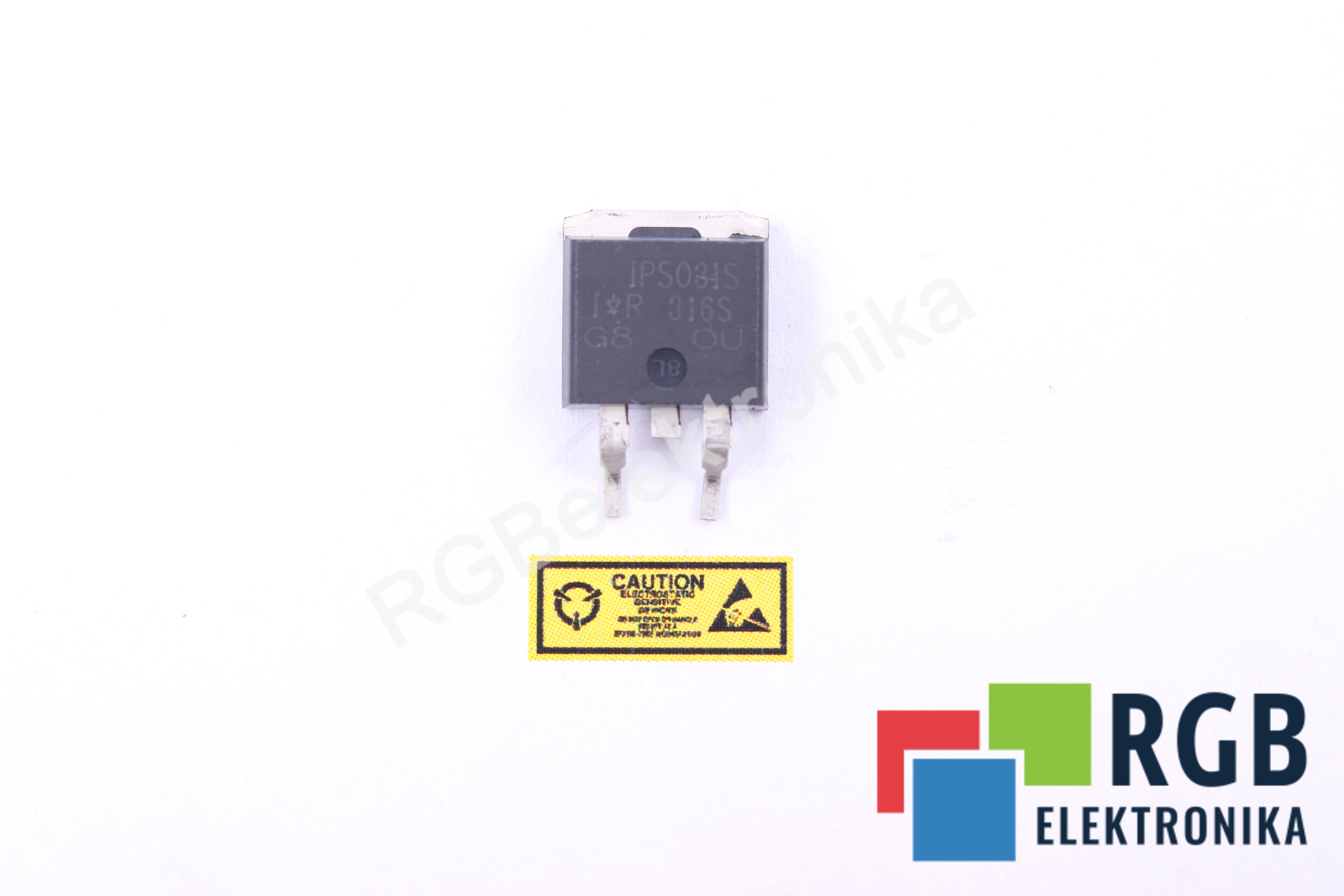 NEW FULLY PROTECTED POWER MOSFET SWITCH IPS031S 50V 12A IOR