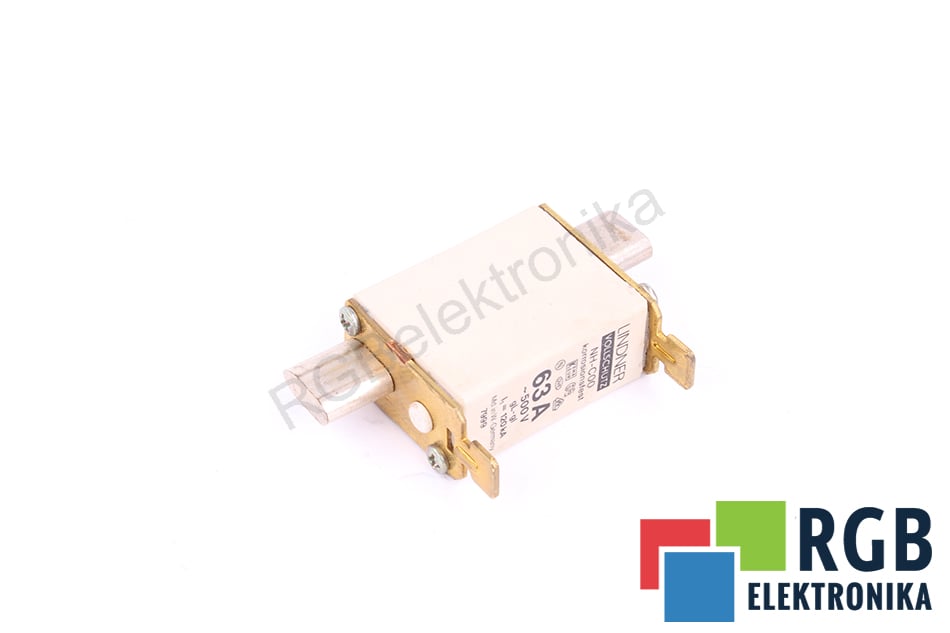 BEZPIECZNIK 63A 500V NH-C00 GL-GI LINDNER
