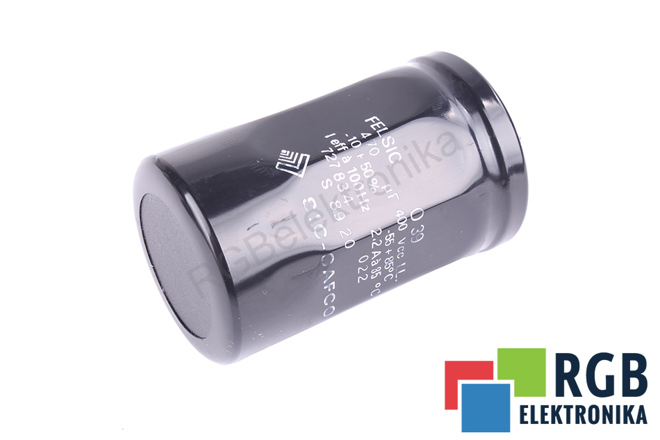 FELSIC SIC-SAFCO KONDENSATOR 470UF 400V