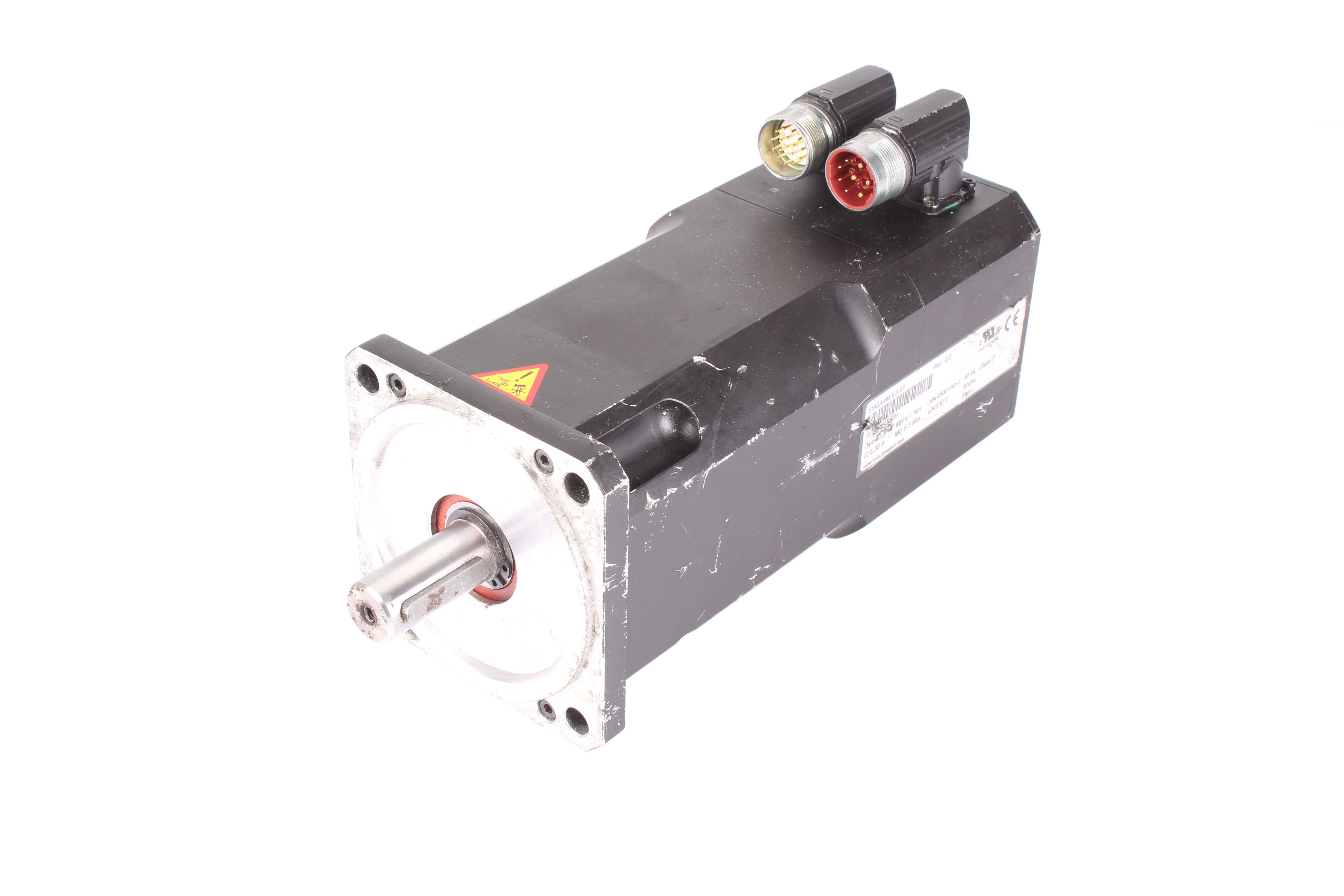 B&R AUTOMATION 8MSA4M.E3-67 SERVOMOTORE 330V 4500 OBR/MIN 4.4A 4.1 NM 