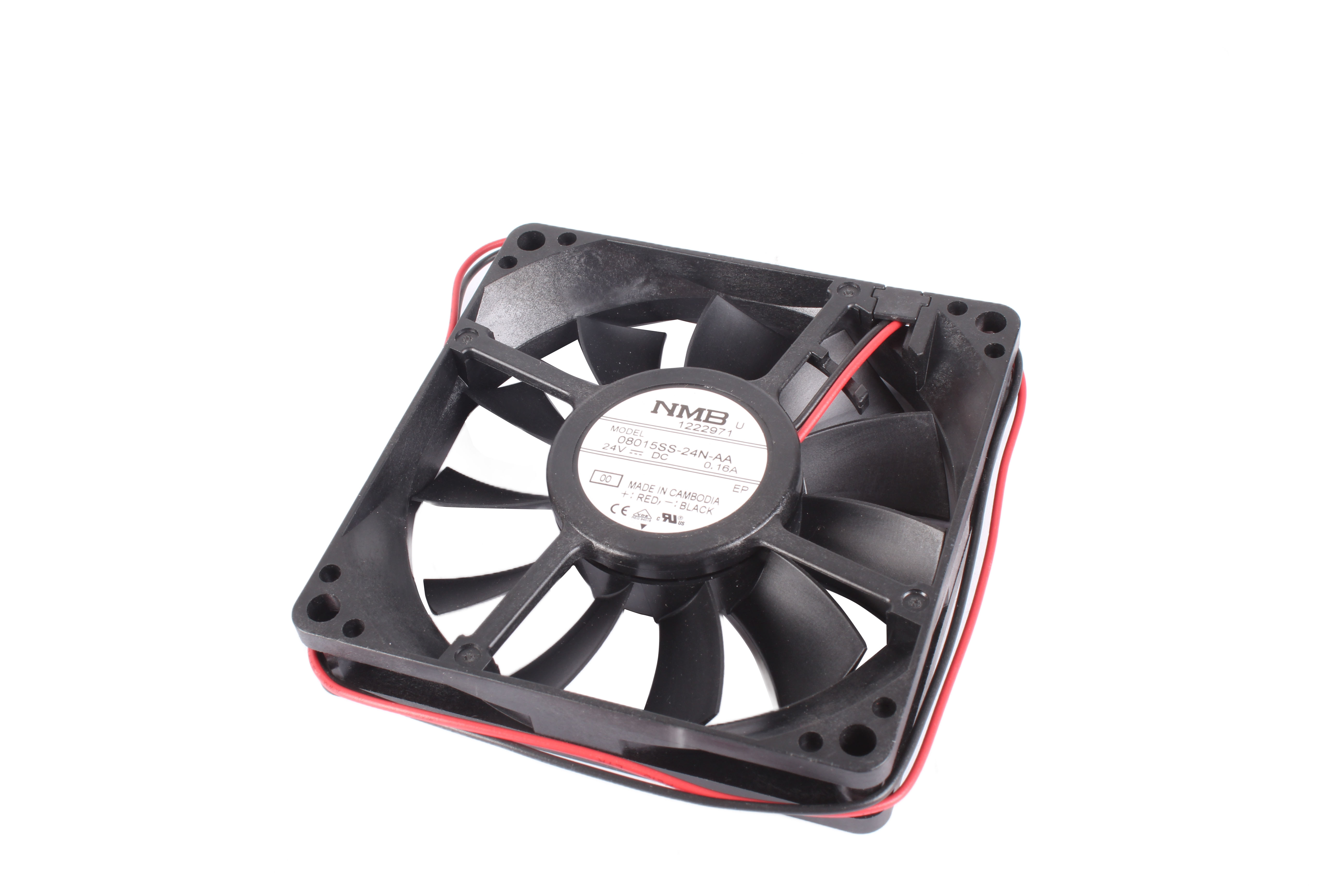 NMB TECHNOLOGIES 08015SS-24N-AA-00 80X80X15 WENTYLATOR OSIOWY 24V 0.12A 80 MM 15 MM 80 MM 