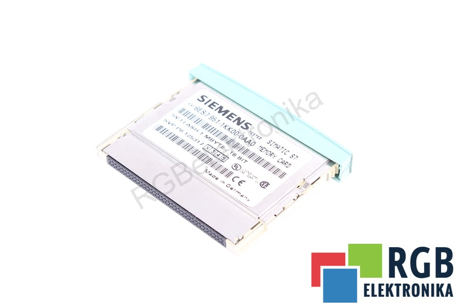 6ES7951-1KK00-0AA0 SIMATIC S7 SIEMENS 1MBYTE/16BIT