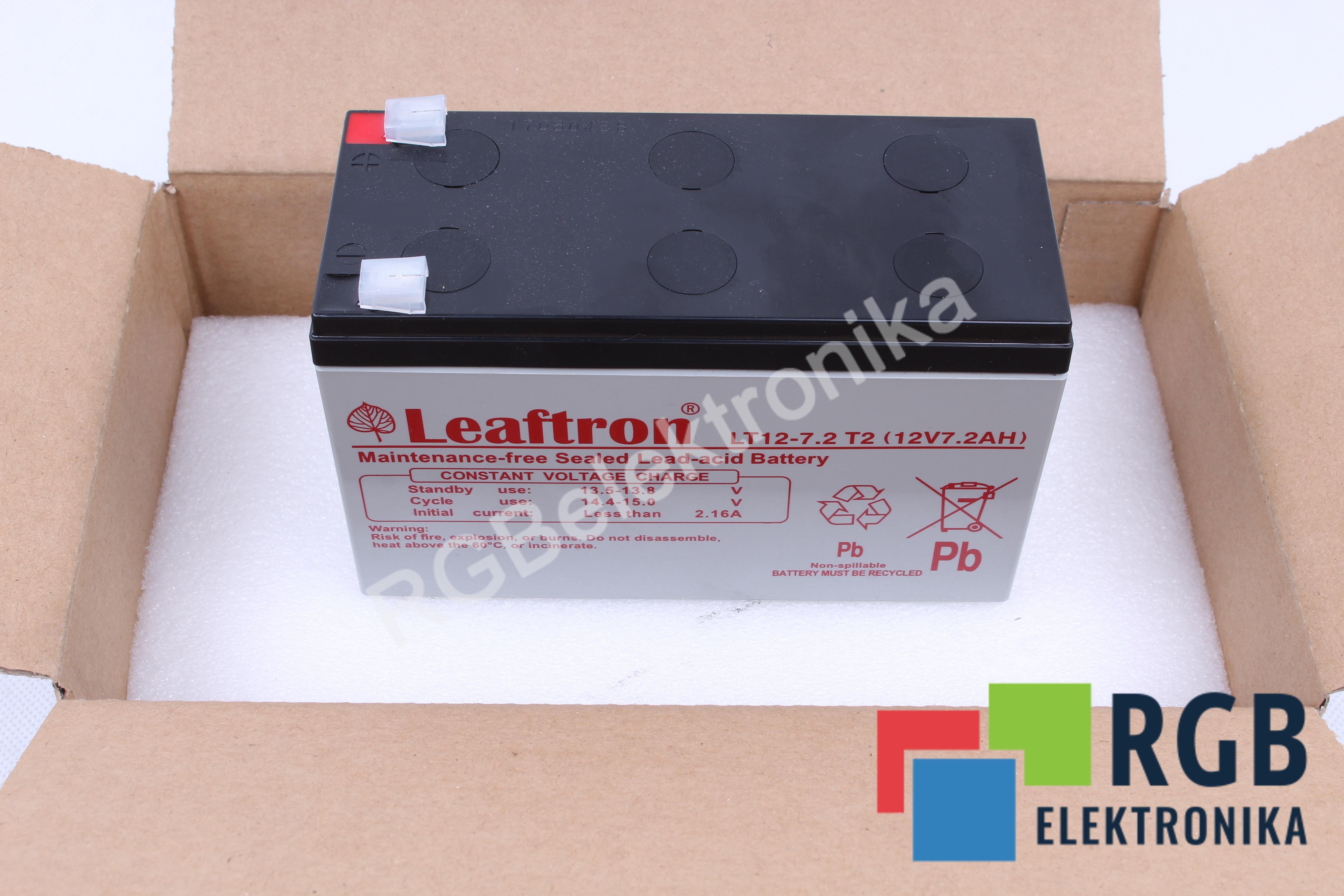 NOWY AKUMULATOR LT12-7.2T2 12V 2AH LEAFTRON
