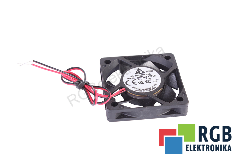 DELTA ELECTRONICS EFB0512HA 50X50X10MM AXIALGEBLÄSE 12V 50 MM 10 MM 50 MM 