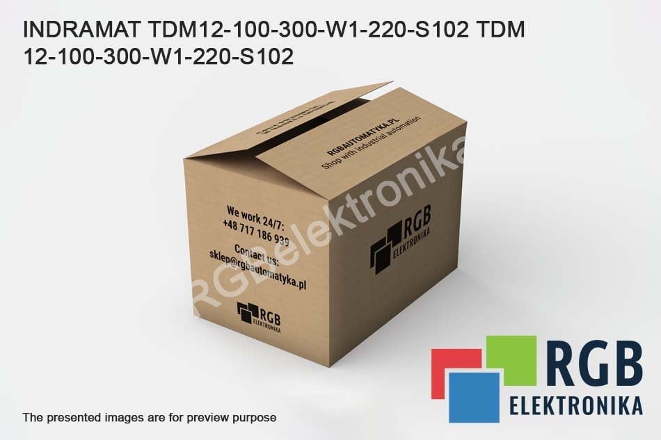 INDRAMAT TDM1.2-100-300-W1-220-S102 TDM 1.2-100-300-W1-220-S102 