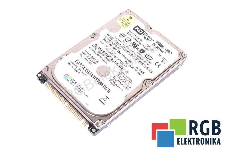 WESTERN DIGITAL WD800VE-08HDT0 80GB ATA WD SCORPIO