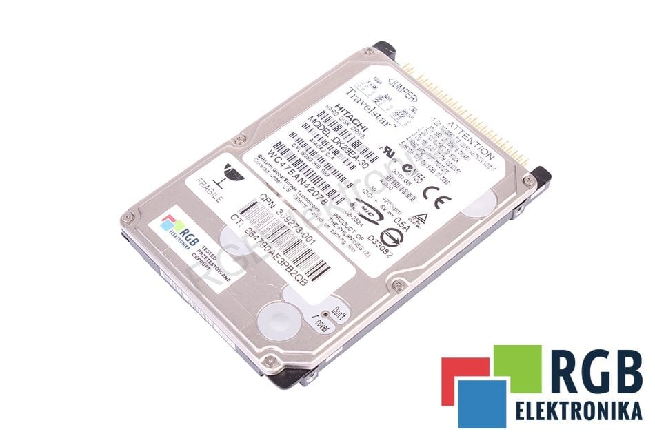 HITACHI DK23EA-30 30GB TRAVELSTAR ATA 30GB TRAVELSTAR ATA HDD 
