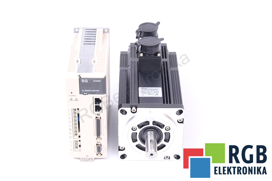 SERVOMOTOR 1,8KW 6NM 3000RPM WITH BRAKE + DRIVER 2,6KW 3X220V SERVO KIT