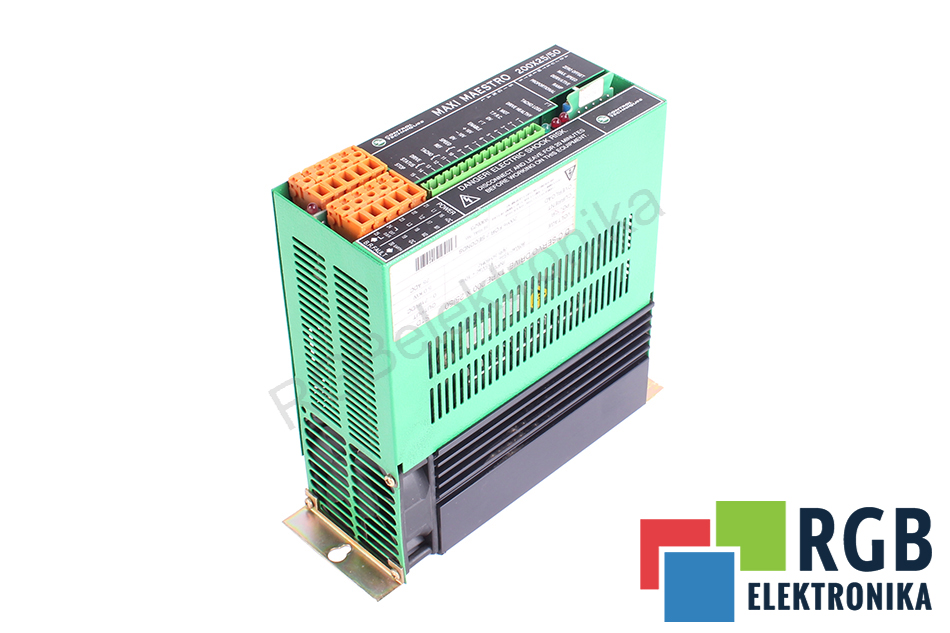 200X25/50STD D.C SERVO DRIVE MAXI MAESTRO CONTROL TECHNIQUES IN 80VAC 115VAC OUT 0-210V 25A