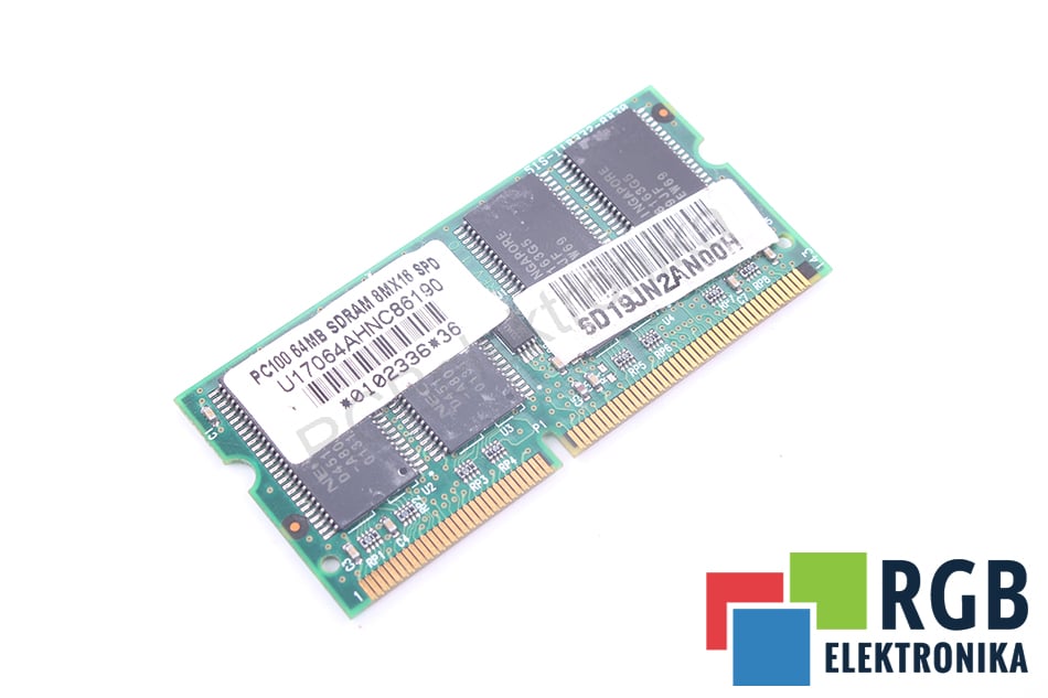 PAMIEĆ RAM U17064AHNC86190 PC100 64MB SDRAM