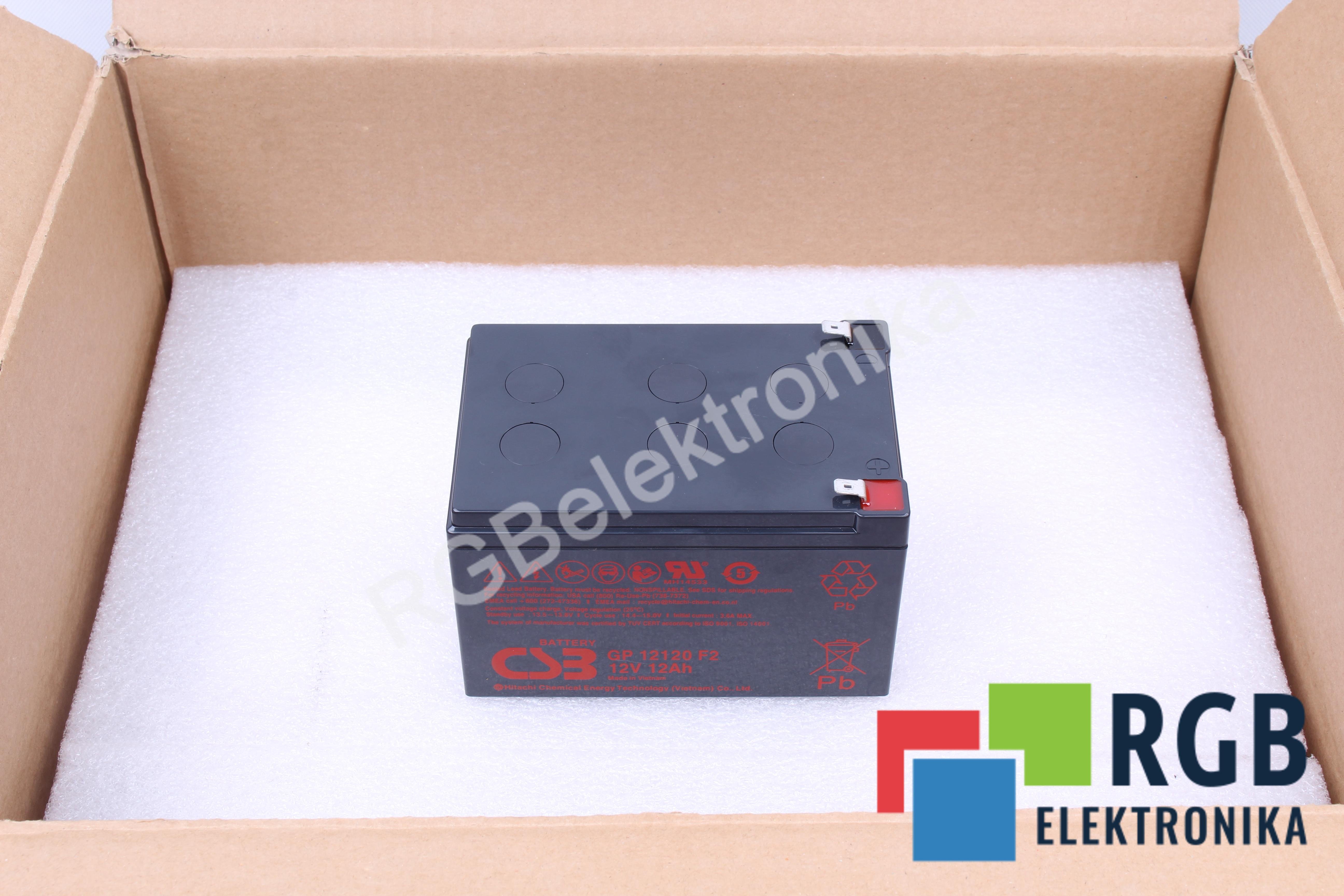 NOWY AKUMULATOR GP12120F2 12V 12AH CSB