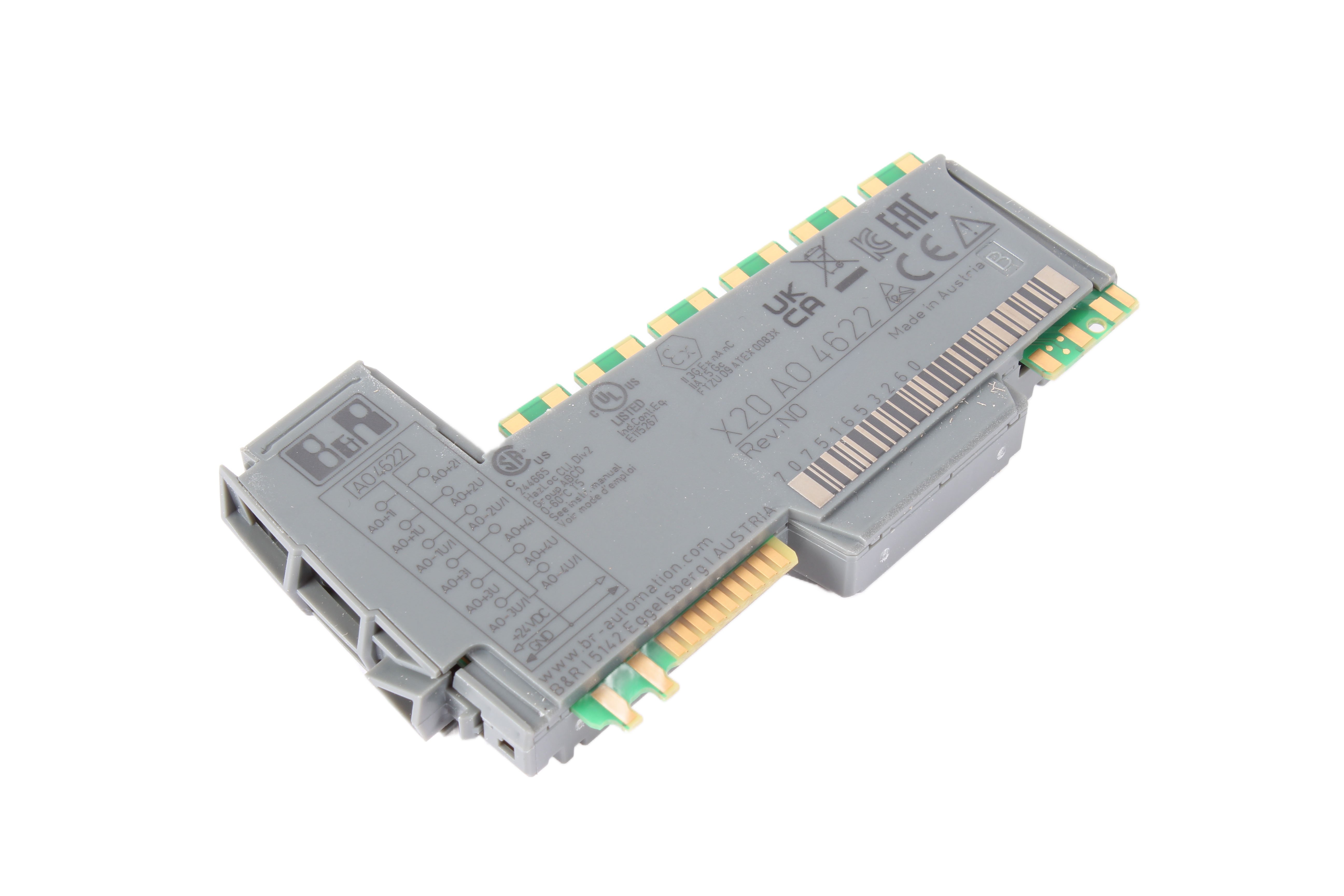B&R AUTOMATION X20AO4622 X20A04622 X20 SYSTEM MÓDULO DE EXPANSIÓN 