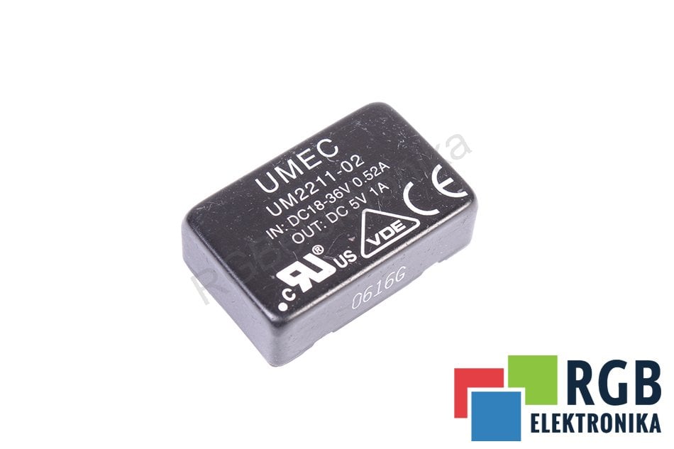 UMEC UM2211-02 IN: 18-36V 0.52A OUT 5V 1A TRANSFORMATOR