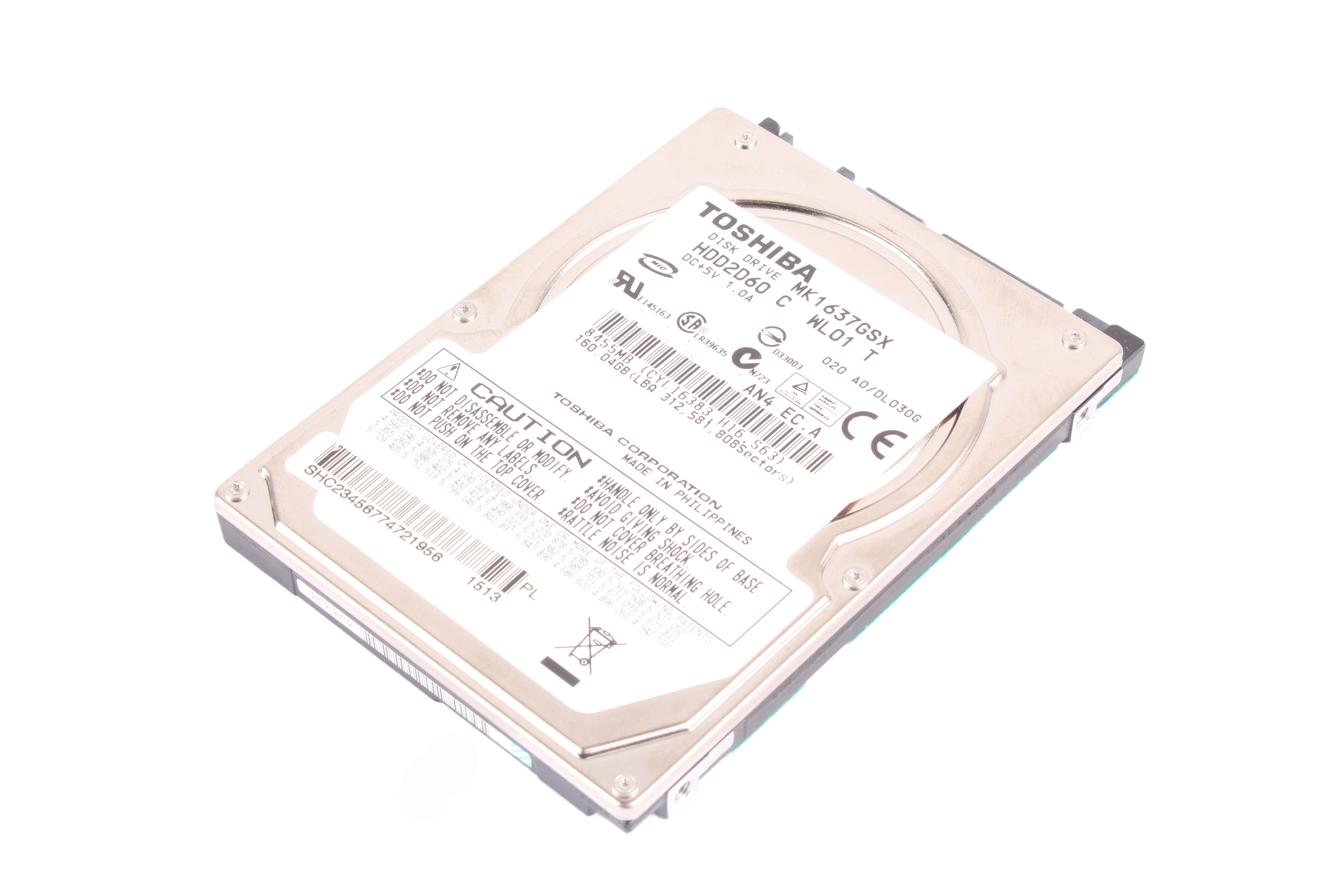 TOSHIBA MK1637GSX HDD2D60 160GB DYSK HDD 