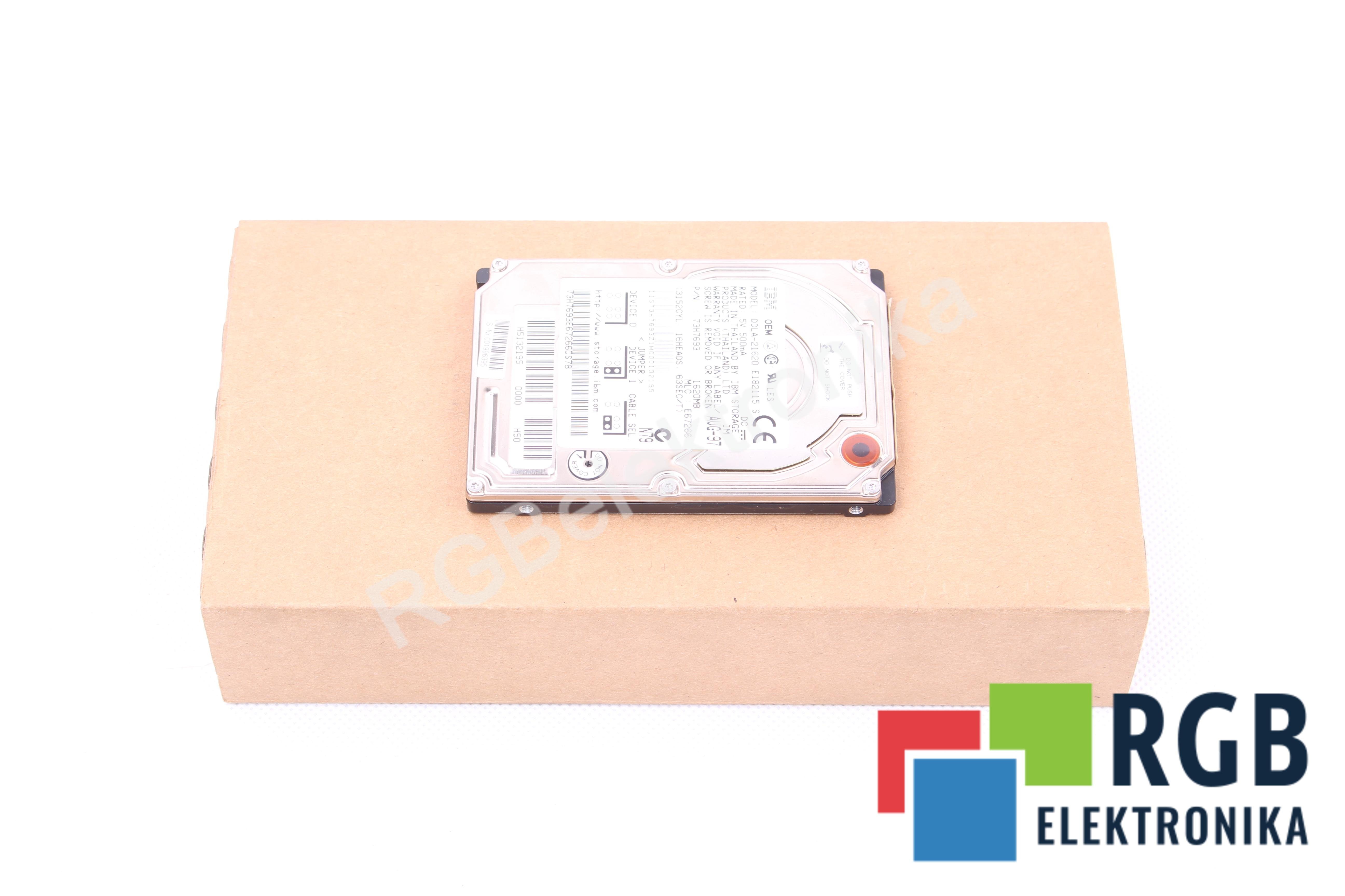 DYSK TWARDY 2.5" DDLA-21620 15GB IDE IBM