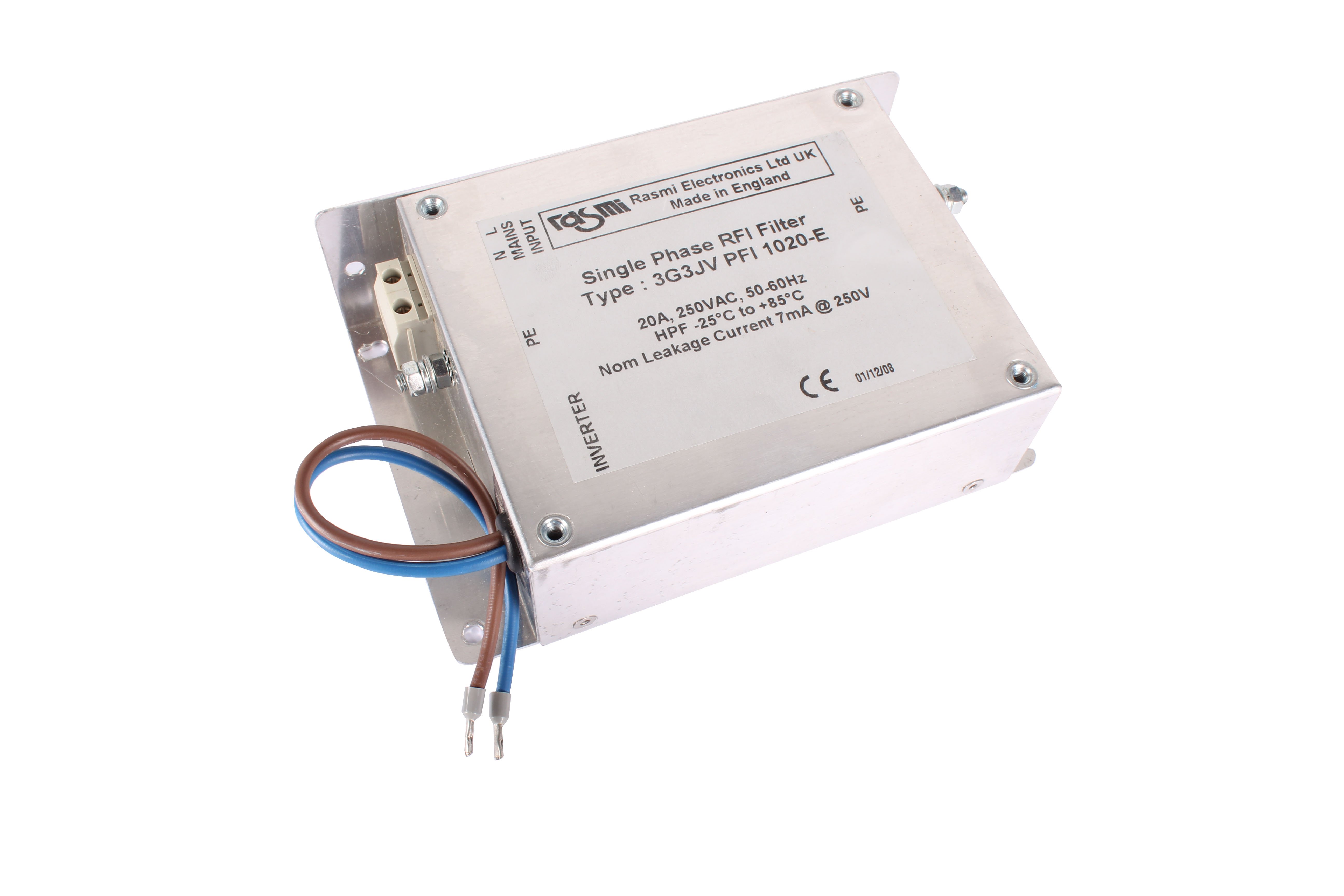 RASMI ELECTRONICS 3G3JVPFI1020-E 250V 20A 