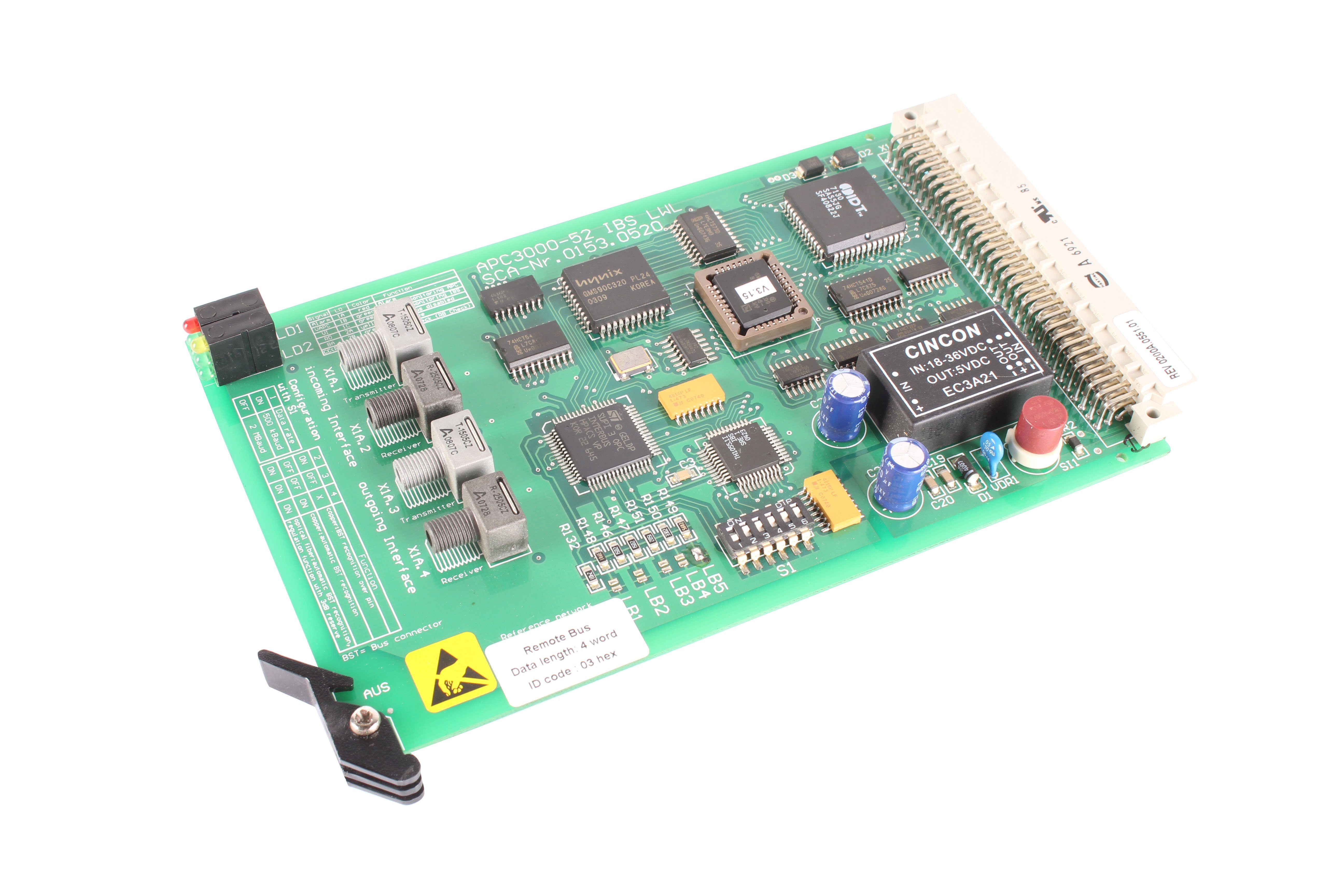 SCHUCKER APC 3000-52 IBS LWL MODUŁ CPU 
