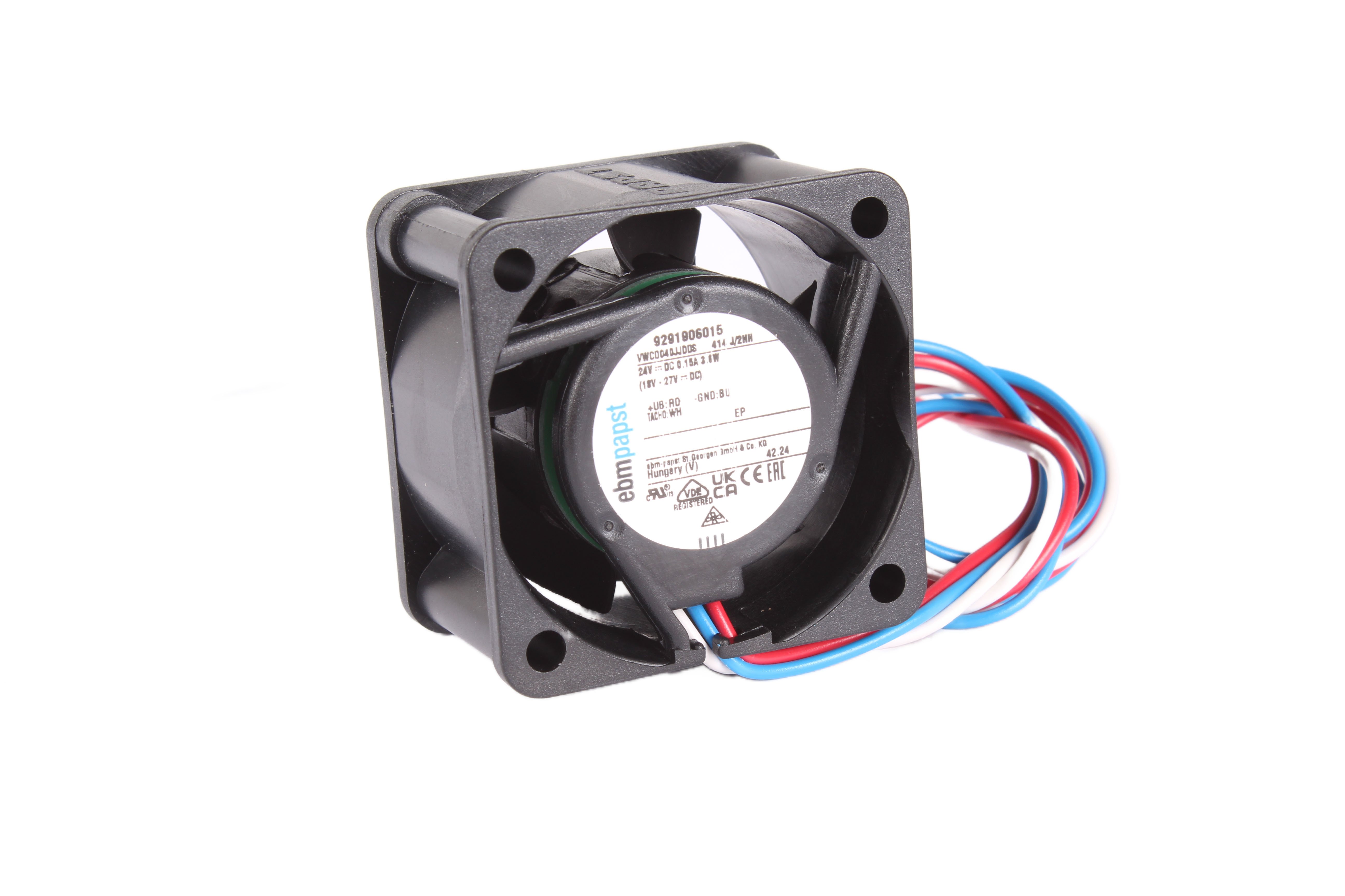 EBM PAPST 414J/2HH 40X40X25MM VENTILATEUR AXIAL 24V 0.15A 40 MM 25 MM 40 MM 