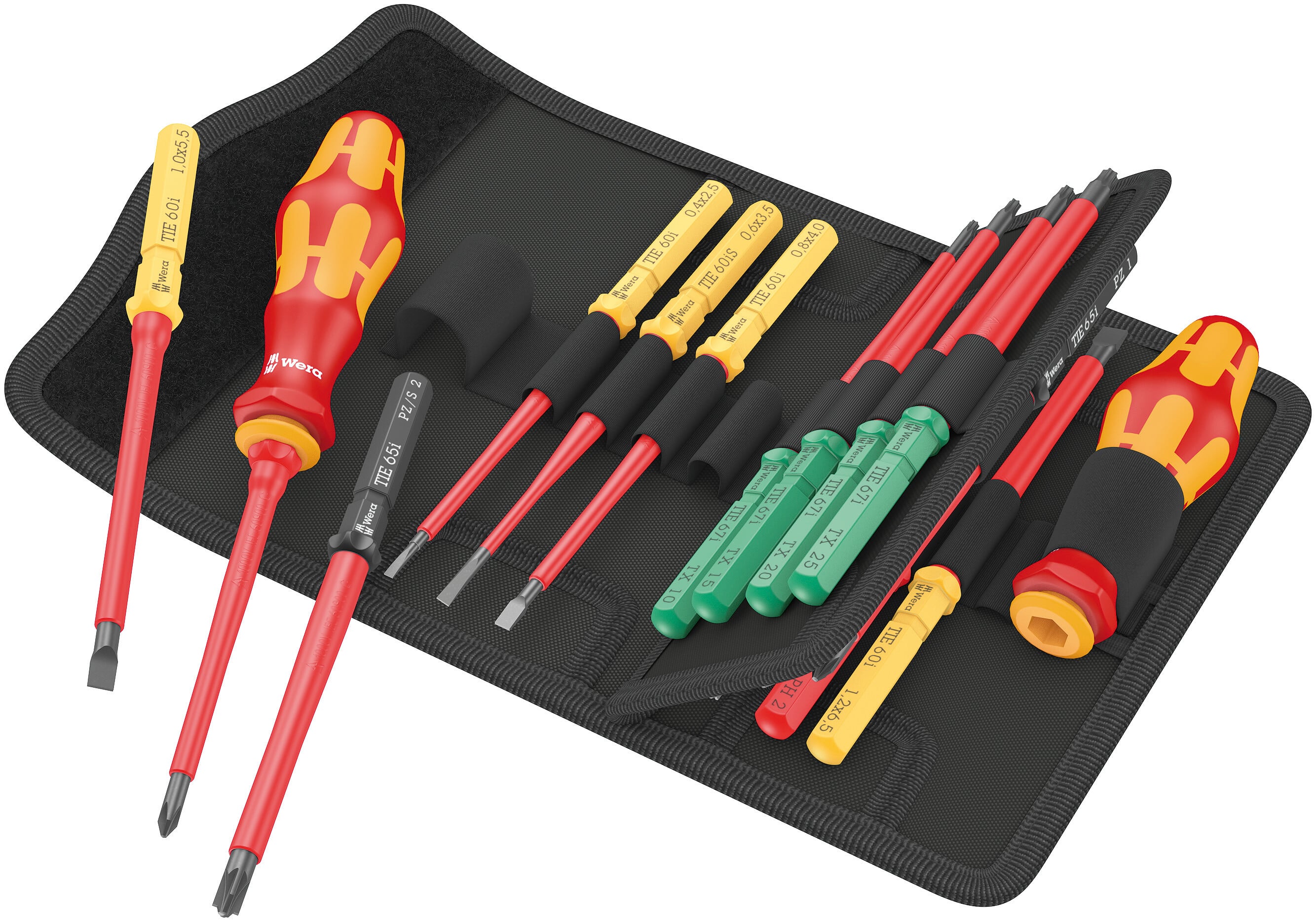 WERA 05006611001 KRAFTFORM KOMPAKT VDE 17 UNIVERSAL 1 TOOL FINDER, 17 PCS. 
