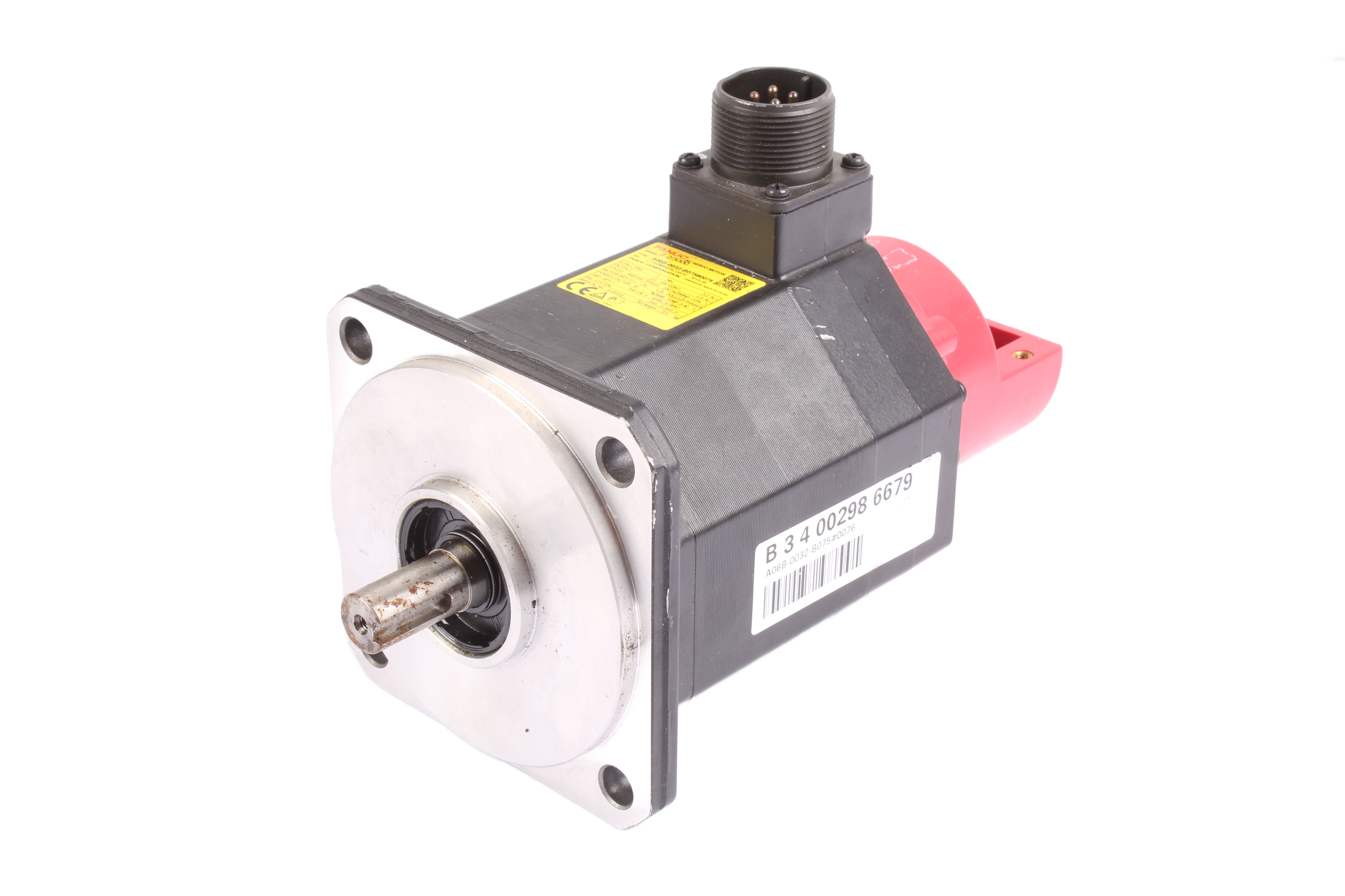 FANUC A06B-0032-B075#0076 B2/3000 SERVOMOTOR 176V 0.5 KW 3.2A 2 NM 